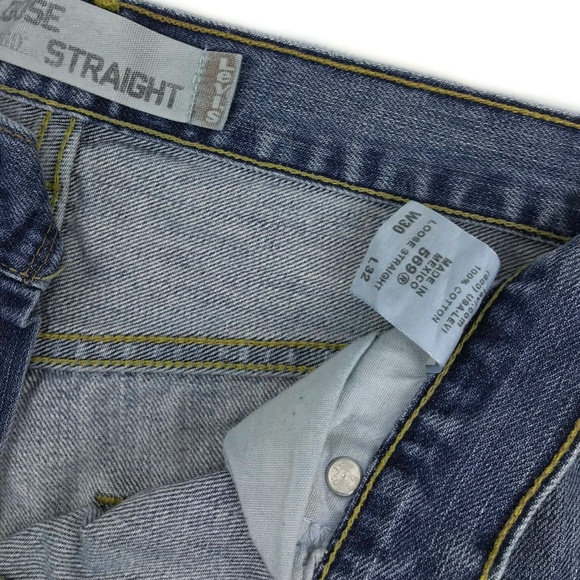 Levi's 569 Loose Straight Leg Denim Jeans Sz 30x32 - Picture 8 of 8